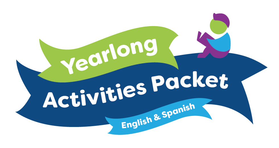 Yearlong activity packet doodle for English and Spanish